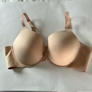 Auden womans full coverage icon lightly lined t-shirt bra beige 3hook 46C